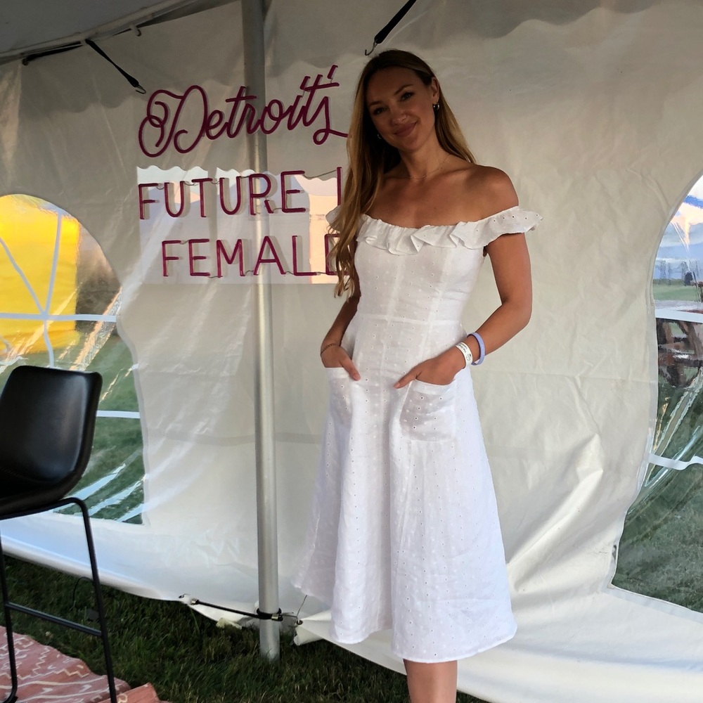 Reformation (white) dress